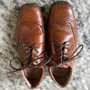 Boys Florsheim Leather Dress Shoes Size 1
